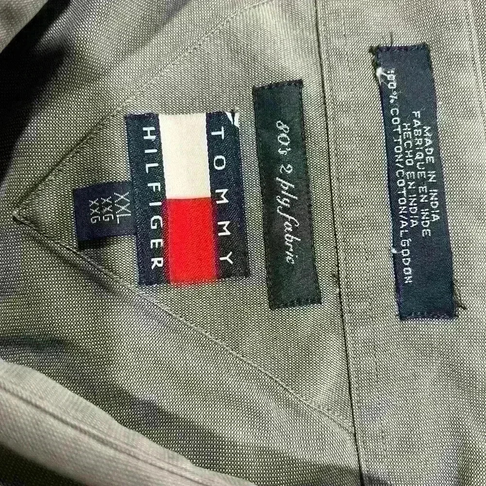 Means plus-sized Tommy button down. - image 3